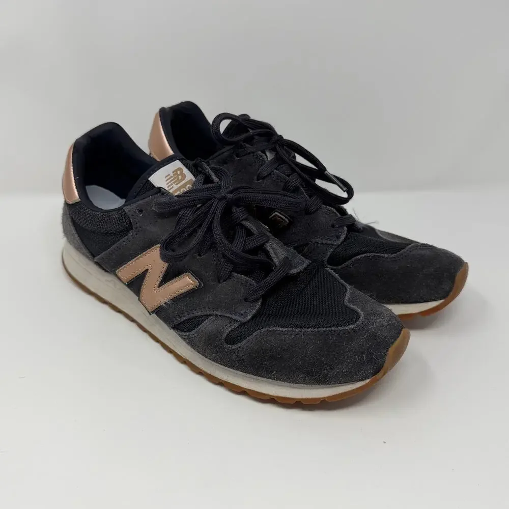 New Balance WL520J2 Black Tan Fresh Foam Sneakers 9